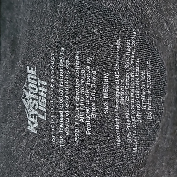 KEYSTONE LIGHT BEER 🍺 UNISEX CREW-NECK TEE-SHIRT - Picture 3 of 7